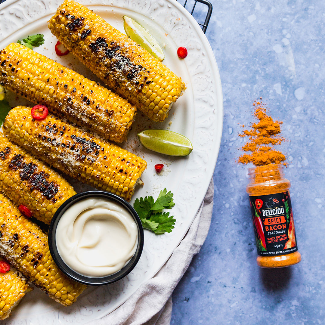 Spicy Bacon Corn on the Cob – Deliciou
