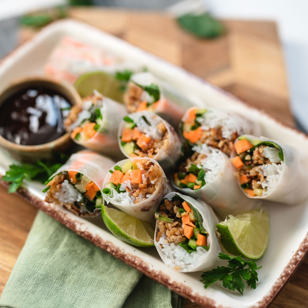 Pork Rice Paper Rolls – Deliciou