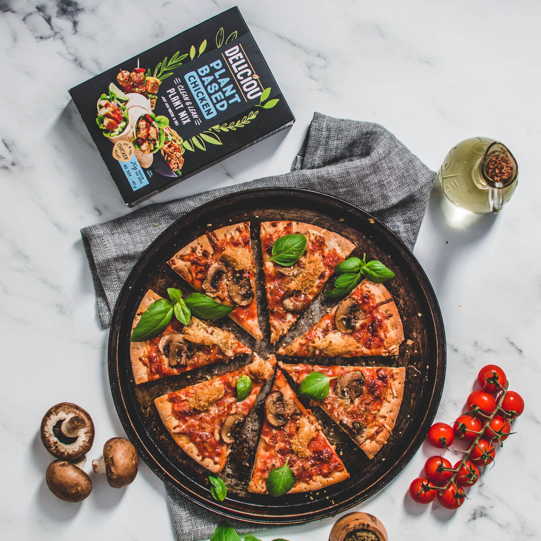 Chicken &amp; Mushroom Pizza &ndash; Deliciou